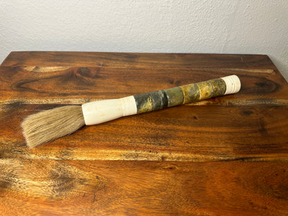 15 Inches  Cylindrical Jade Calligraphy Brush