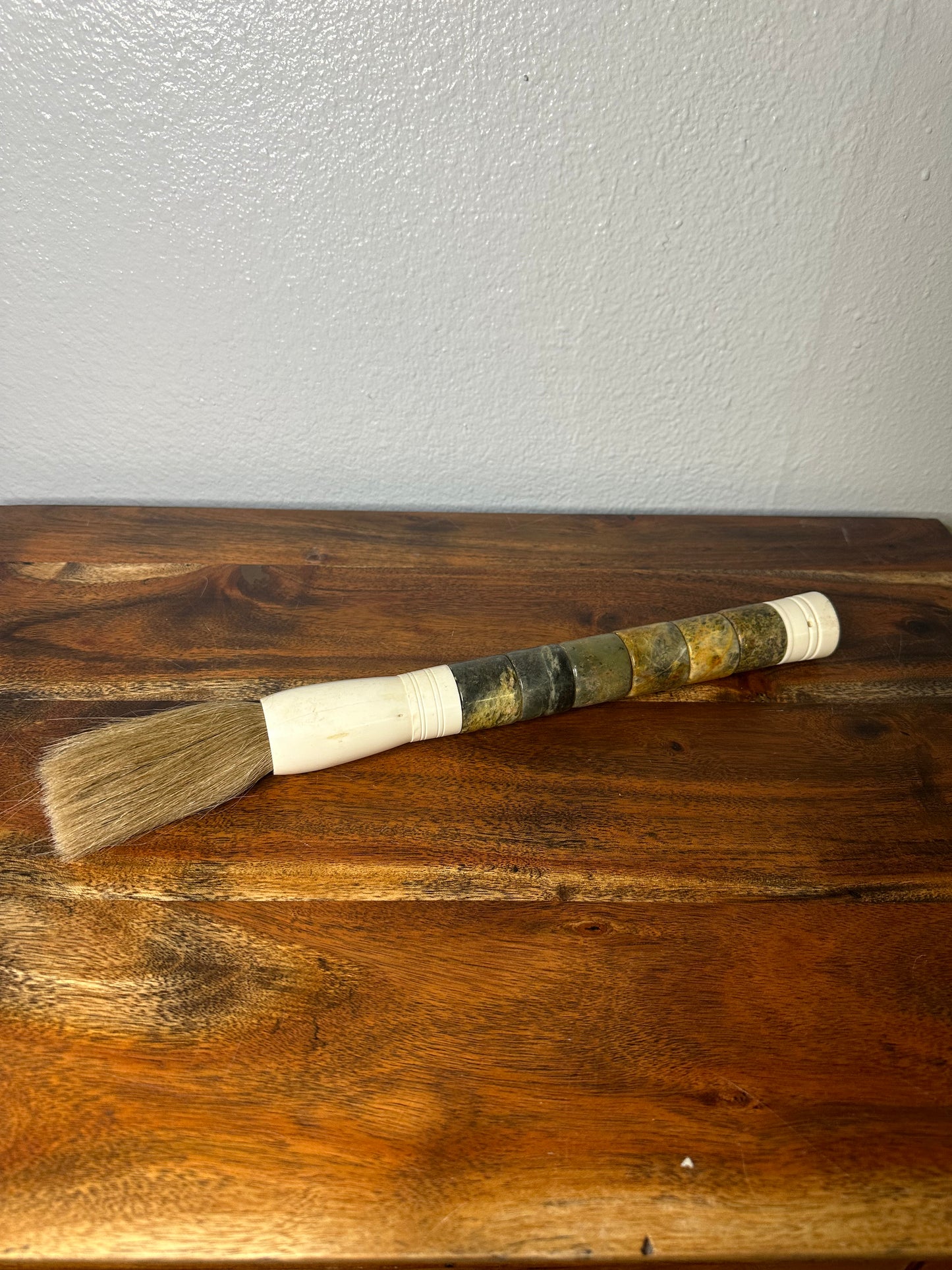 15 Inches  Cylindrical Jade Calligraphy Brush