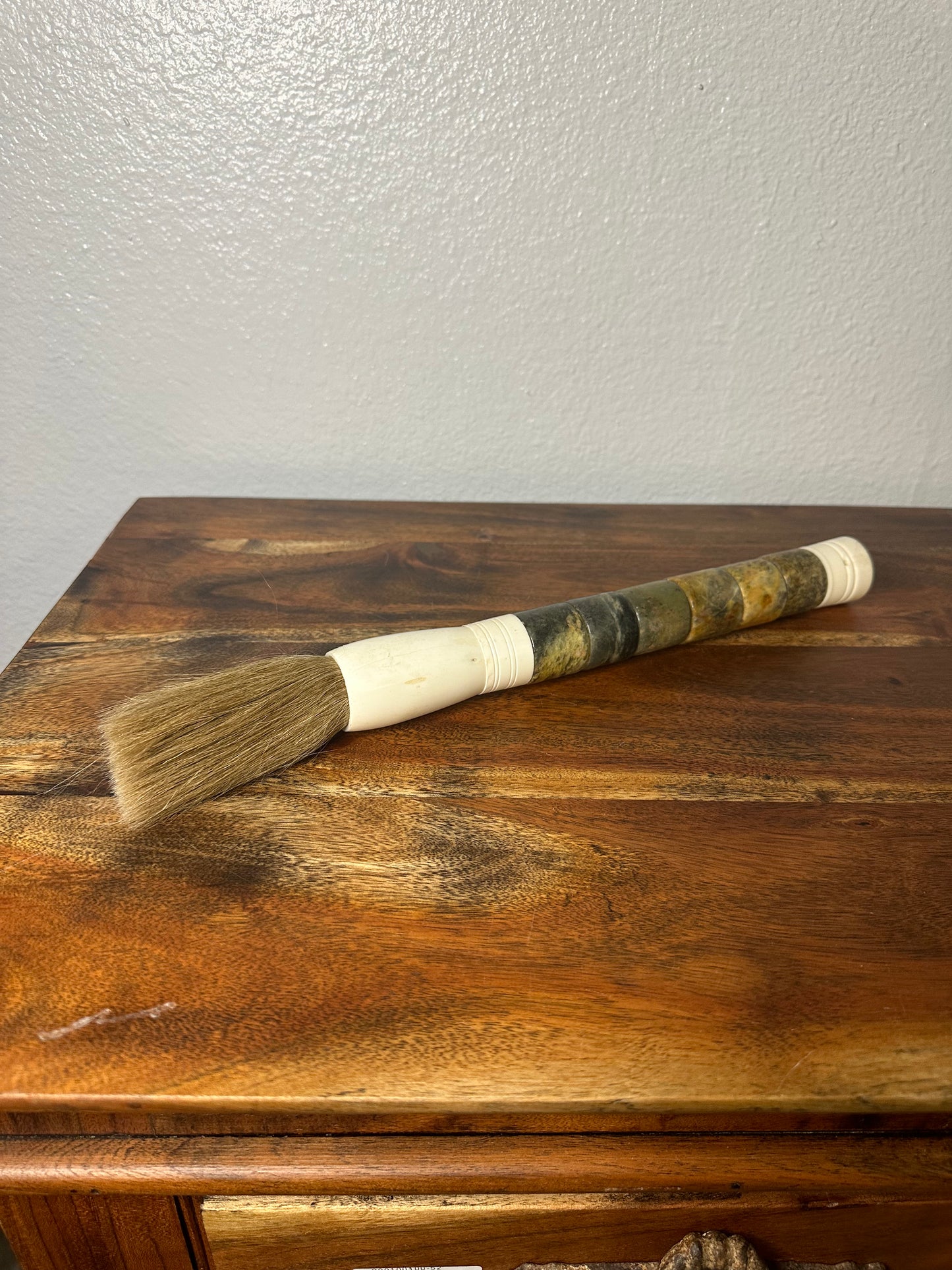 15 Inches  Cylindrical Jade Calligraphy Brush