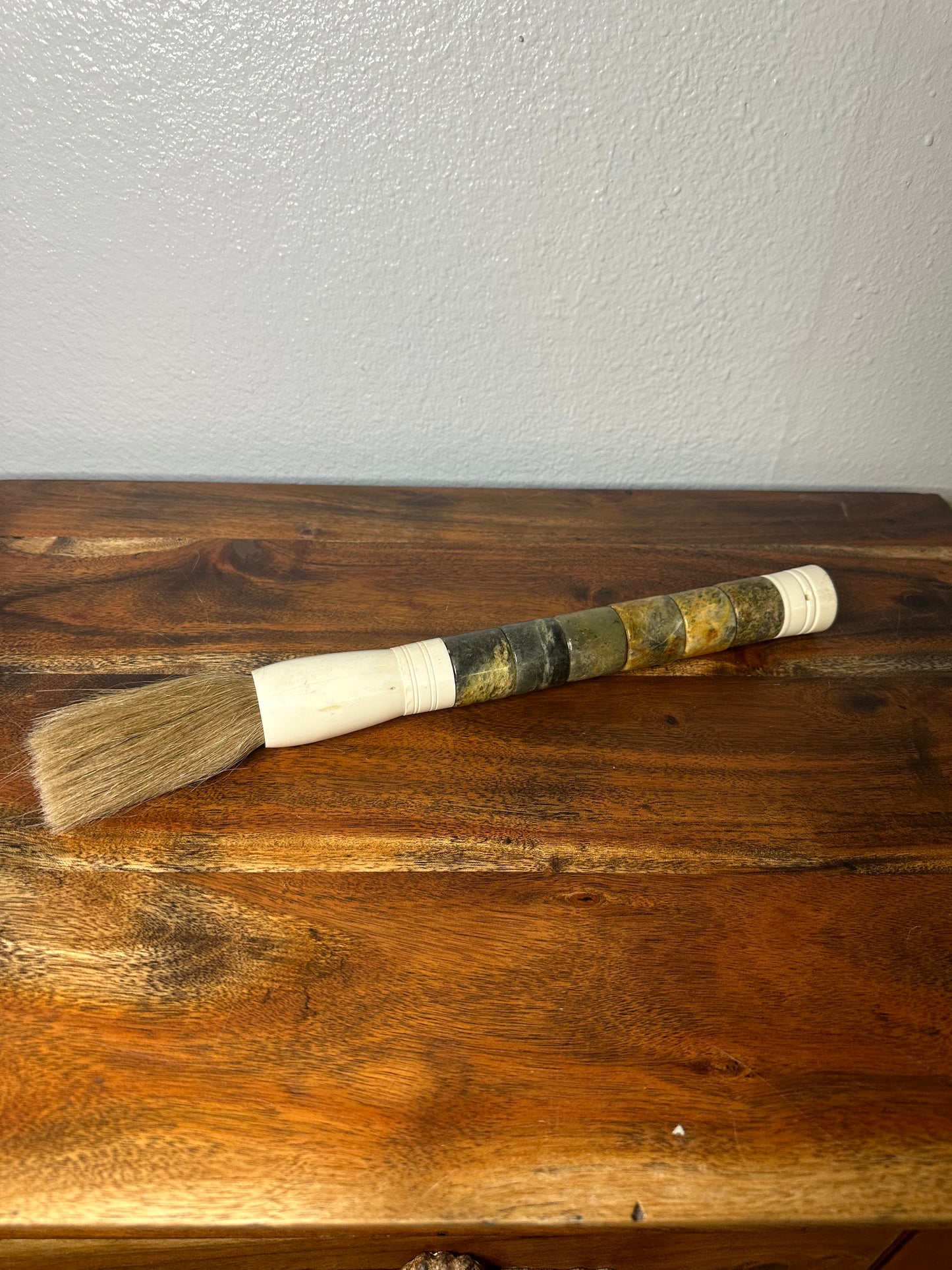 15 Inches  Cylindrical Jade Calligraphy Brush