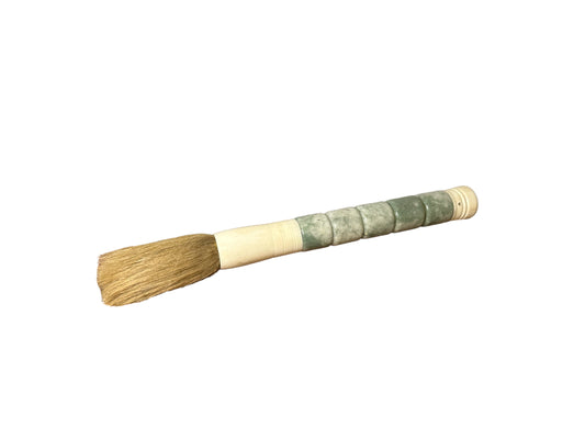 White Cylindrical Jade Calligraphy Brush