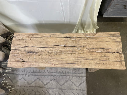 Antique Vintage pinewood bench