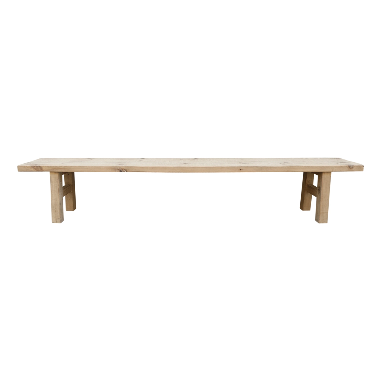 Capri Bench Natural Pinewood Multiple Sizes Handmade