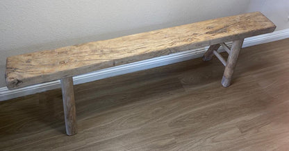 Antique Rustic Vintage Bench Handmade.