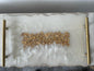 Rectangular Wavy Resin/Epoxy Serving Tray with Flakes Hand made