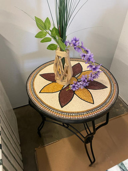 mosaic end table 