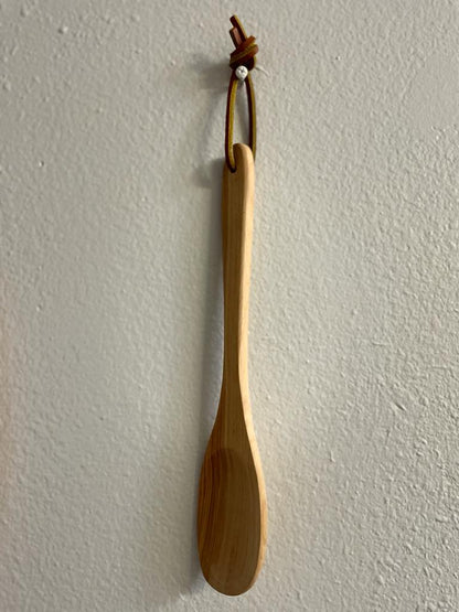 Premium Rustic Handmade Olive Wood Spatula\ Olive Wood Spatula with holes\ Olive Wood Spoon\ Cooking Wooden Kitchen Utensils 12 inches