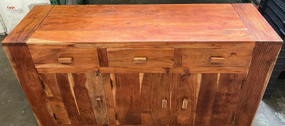 Antique Vintage Handmade Indian Buffet | Teak Wood