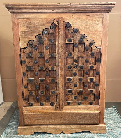 Antique Indian Handmade Dresser| Teak Wood| Indian Dresser| Carved Dresser