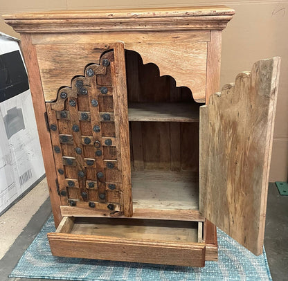 Antique Indian Handmade Dresser| Teak Wood| Indian Dresser| Carved Dresser