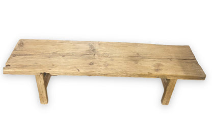 Antique Vintage pinewood bench