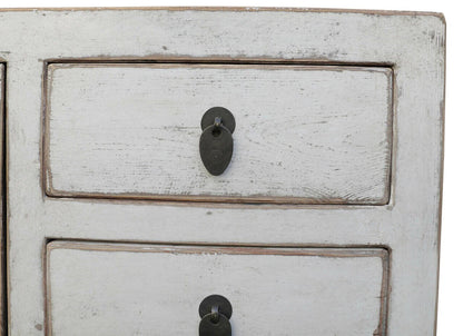 Antique Four Drawers Console Table Antique off White ( HANDMADE ).