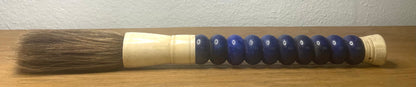 Handmade Dark Blue Jade Abacus Calligraphy Brush