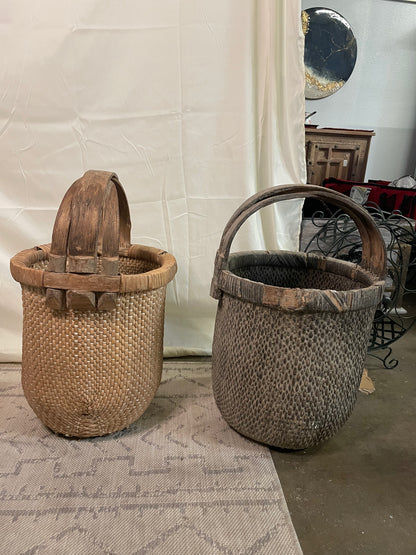 Handmade vintage Willow Basket